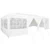 vidaXL P&aacute;rty stan Biela 800 x 400 x 266 cm Polyetyl&eacute;n
