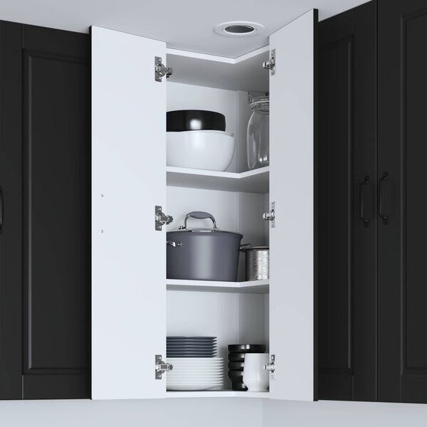 vidaXL Kuchynsk&aacute; skriňa Čierna 57 x 57 x 100 cm Kompozitn&eacute; drevo