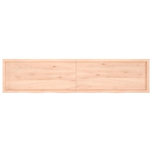 vidaXL K&uacute;peľňov&aacute; doska 220x50x(2-6) cm neo&scaron;etren&yacute; mas&iacute;v