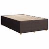 vidaXL Boxspring posteľ s matracom tmavohned&aacute; 120x190 cm l&aacute;tka