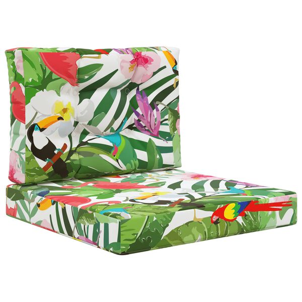 vidaXL Vank&uacute;&scaron; na vonkaj&scaron;iu pohovku 2 pcs farebn&eacute; Polyester