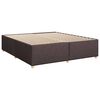 vidaXL Boxspring posteľ s matracom tmavohned&aacute; 180x200 cm l&aacute;tka