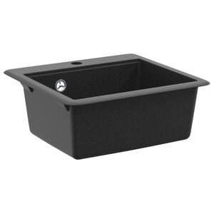 vidaXL Drez 80% Kv&aacute;rc a 20% Živica 470 x 440 mm Čierna