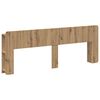 vidaXL Čelo postele skrinka s &uacute;ložiskom Dub artisan Kompozitn&eacute; drevo