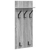 vidaXL Ve&scaron;iak na stenu Siv&yacute; Sonoma 40 x 10 x 90 cm Kompozitn&eacute; drevo