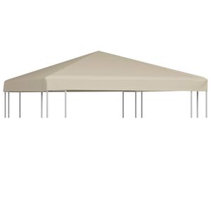vidaXL Strie&scaron;ka na alt&aacute;nok 310 g/m&sup2; 3x3 m, b&eacute;žov&aacute;