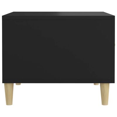 vidaXL Konferenčné stolíky 2 ks, čierne 50x50x40 cm, kompozitné drevo