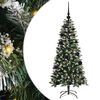 vidaXL Umel&yacute; vianočn&yacute; stromček Zelen&aacute; 120 cm PVC, plast a oceľ