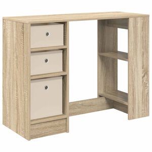 vidaXL St&ocirc;l Sonoma dub 100 x 40 x 75 cm Kompozitn&eacute; drevo