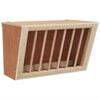 vidaXL Kŕmidlo na seno pre kr&aacute;liky 37x18,5x23 cm jedľov&yacute; mas&iacute;v