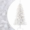 vidaXL Umel&yacute; Skl&aacute;pac&iacute; Vianočn&yacute; Stromček 210 cm 300 LED Tepl&aacute; biela