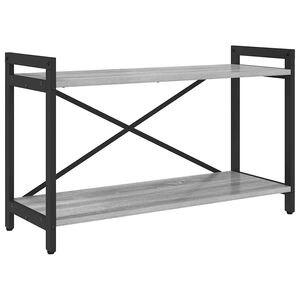 vidaXL Reg&aacute;l na knihy 80 x 30 x 50 cm Kompozitn&eacute; drevo Siv&yacute; dub sonoma