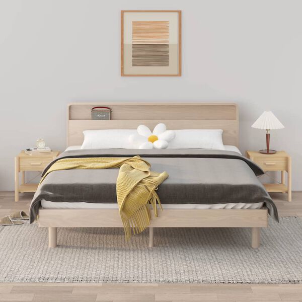 vidaXL Nočn&eacute; stol&iacute;ky 2 ks 42x38x45 cm spracovan&eacute; drevo