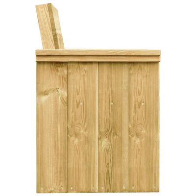 vidaXL 7-dielny záhradný jedálenský set s vankúšmi borovicové drevo