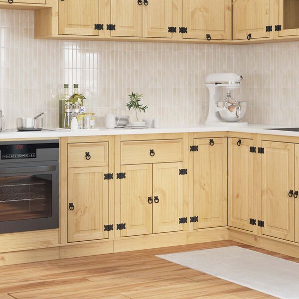 vidaXL Skrinkov&yacute; so z&aacute;suvkou SKI Medov&aacute; Hned&aacute; 60 x 46 x 81,5 cm