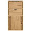 VidaXL bočná skrinka so zásuvkami "ODDA" 40x24x79 cm masív borovica