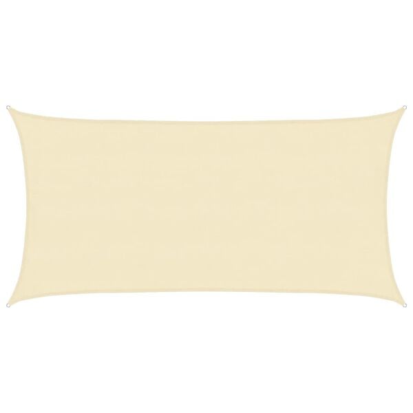 vidaXL Tieniaca plachta 160 g/m&sup2;, kr&eacute;mov&aacute; 4x7 m, HDPE