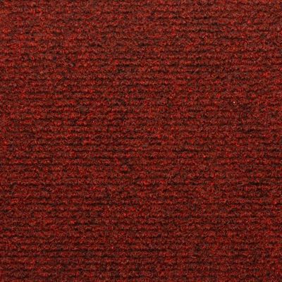 vidaXL Nášľapy na schody 15 ks, vpichované 65x21x4 cm, červené
