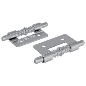 vidaXL Z&aacute;mok 2 ks Strieborn&aacute; 46 x 17 x 1,2 mm Oceľ