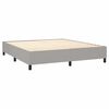 vidaXL Boxspring posteľ s matracom svetlosiv&aacute; 100x200 cm l&aacute;tka