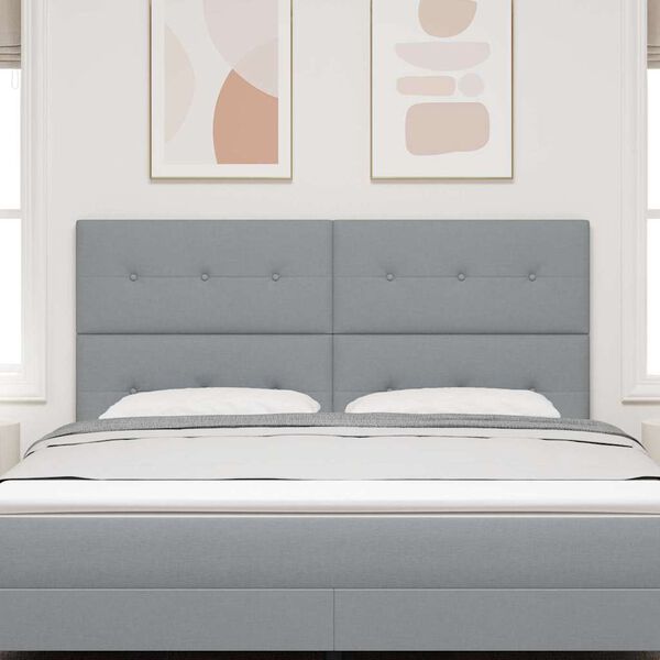 vidaXL V&yacute;&scaron;kovo nastaviteľn&yacute; čelov&yacute; panel Svetlosiv&aacute; 180 cm l&aacute;tka