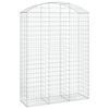 vidaXL Obl&uacute;kov&yacute; gabionov&yacute; k&ocirc;&scaron; 150x50x200/220 cm pozinkovan&eacute; železo
