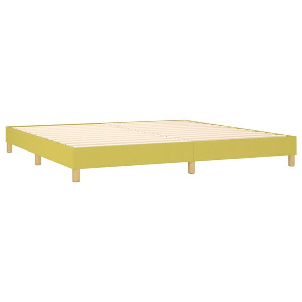 vidaXL Boxspring posteľ s matracom zelen&aacute; 200x200 cm l&aacute;tka