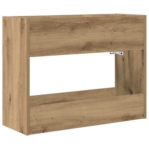 vidaXL Stojan na slnečn&iacute;k s &uacute;ložiskom Remeseln&yacute; dub 65 x 24 x 50 cm