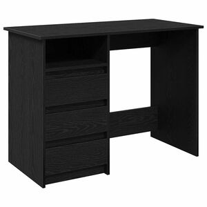 vidaXL St&ocirc;l čierny 102x50x75 cm kompozitn&eacute; drevo