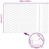 vidaXL Hexagon&aacute;lny plot Zelen&aacute; 0,8 x 50 m PVC