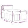 vidaXL Boxspring posteľ s matracom modr&aacute; 120x200 cm l&aacute;tka