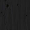vidaXL Knižnica/deliaca stena čierna 80x35x125 cm mas&iacute;vna borovica