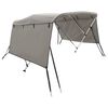 vidaXL Strie&scaron;ka Bimini s 3 obl&uacute;kmi a stenami 183x(137-152)x137 cm