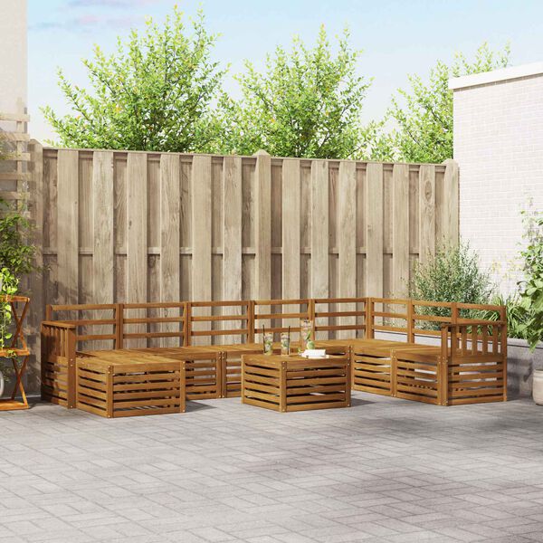 vidaXL S&uacute;pravy pohoviek Pr&iacute;rodn&aacute; Pevn&eacute; ak&aacute;ciov&eacute; drevo