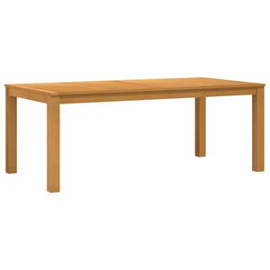 vidaXL Jed&aacute;lensk&yacute; st&ocirc;l 200 x 100 x 75 cm Mas&iacute;vne dubov&eacute; drevo Pr&iacute;rodn&aacute;