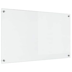 vidaXL Kuchynsk&yacute; backsplash Priehľadn&aacute; 100 x 60 cm tvrden&eacute; sklo