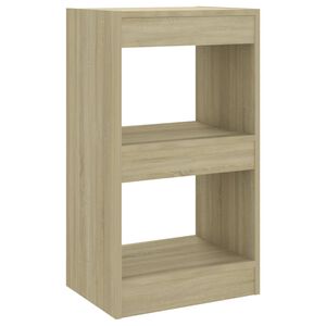 vidaXL Knižnica/deliaca stena dub sonoma 40x30x72 cm