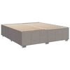 vidaXL Posteľn&yacute; r&aacute;m boxspring s matracom sivohned 180x200 cm l&aacute;tka