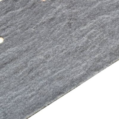 vidaXL Kuchynský koberec prateľný paprikový dizajn 60x180 cm