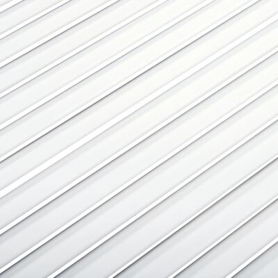 vidaXL Lamelové dvierka na skrinku 4 ks, biele 99,3x39,4 cm, borovica