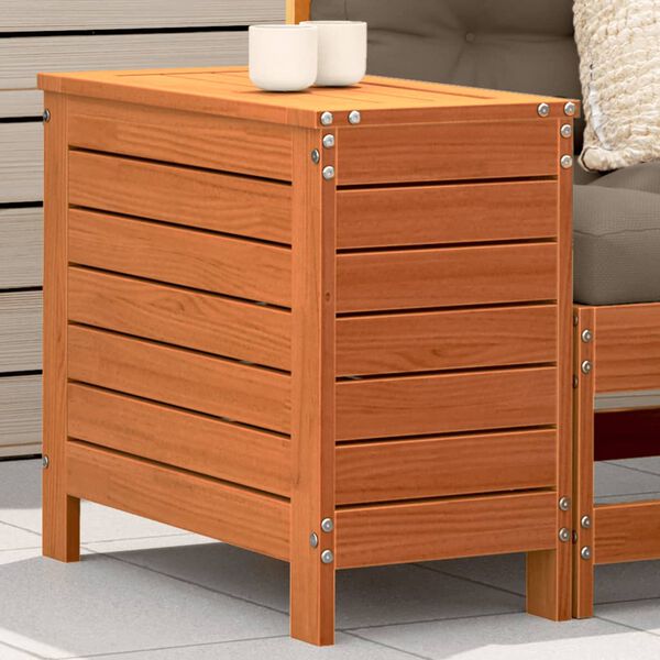 vidaXL Z&aacute;hradn&aacute; taburetka voskovohned&aacute; 62x31,5x52 cm borovicov&yacute; mas&iacute;v