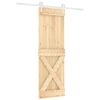 vidaXL Posuvn&eacute; dvere Pr&iacute;rodn&aacute; a biela 70 x 210 cm