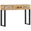 vidaXL Konzolový stolík 110x30x76 cm masívne mangovníkové drevo
