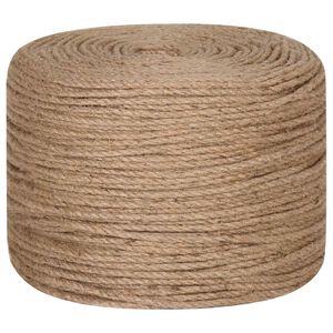 vidaXL Lano zo 100% juty, 6 mm, 500 m