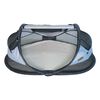 DERYAN Skladacia cestovná postieľka Baby Luxe so sieťou proti komárom modrá