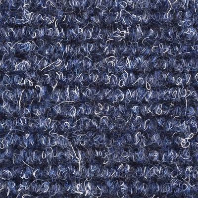 vidaXL Nášľapy na schody 5 ks modré 65x21x4 cm vpichovaná textília