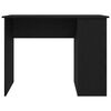vidaXL Stôl čierny dub 100x55x75 cm spracované drevo