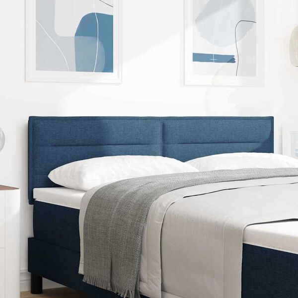 vidaXL LED hlavov&aacute; doska so svetlami LED di&oacute;dy Modr&aacute; 144 cm l&aacute;tka