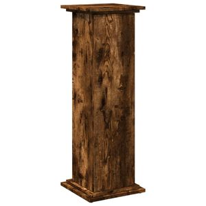 vidaXL Stojan na monitor s policou dymov&yacute; dub 31x30x90 cm kompoz.drevo