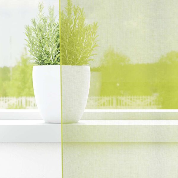 vidaXL Voálové závesy s priechodkami 2 ks Apple Green 140x245 cm